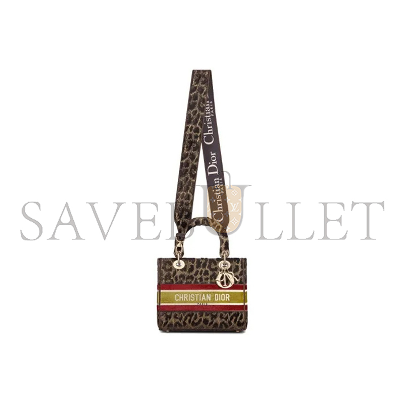 DIOR MEDIUM LADY D-LITE BAG M0565OTGT-M918 (24*20*11cm)